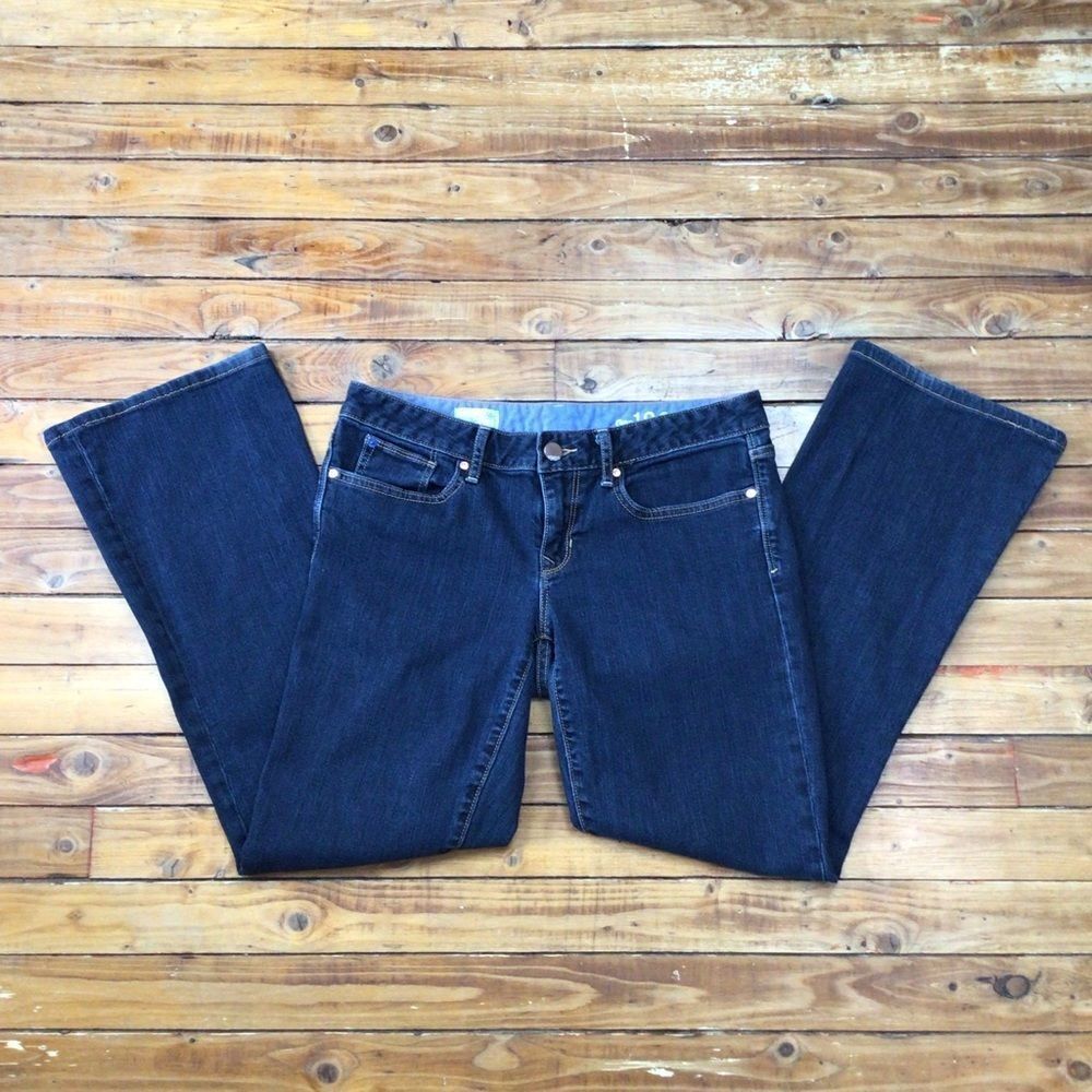 Gap 1969 Curvy Boot Cut Dark Blue Jeans 27/4 Ladies
